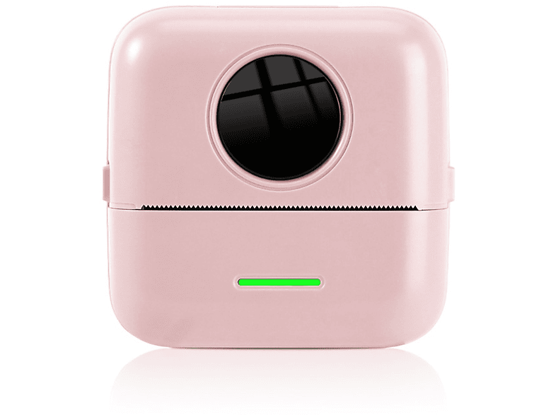 SYNTEK Bluetooth-Thermodrucker - Der perfekte Drucker für Kinder zum Lernen, Zeichnen und Prüfen-Pink Thermodruck Thermodrucker
