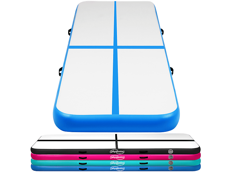 PHYSIONICS Air Track 5 m Gymnastikmatte, Blau MediaMarkt