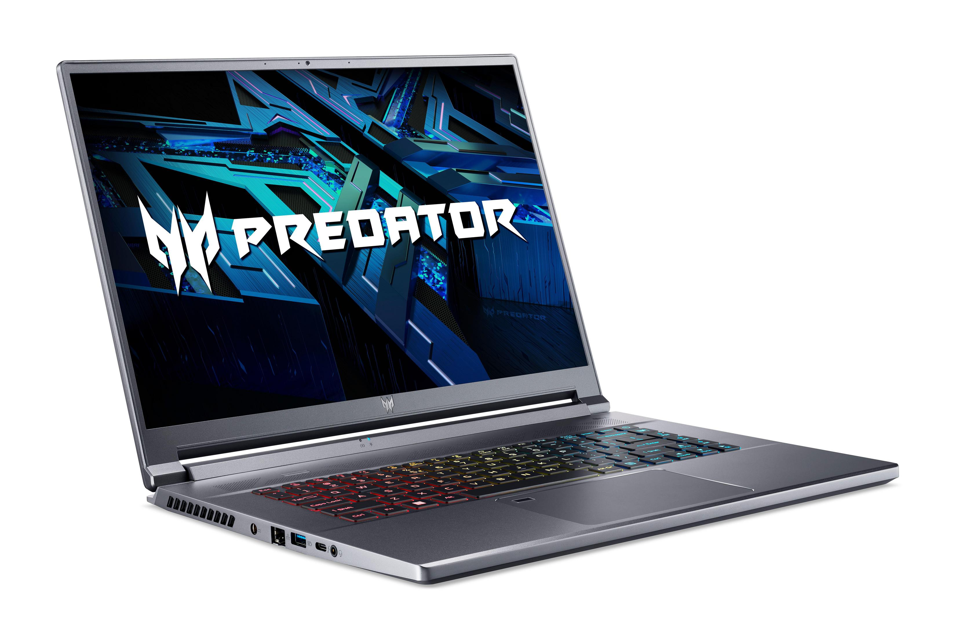 I9-12900H/32G, mit PREDATOR Gray Intel® Notebook Intel, ACER 32 GB Core™ SSD, 500SE Display, i9 TRITON RAM, Zoll 2 TB Prozessor, Gaming PT516-52S-98LC Steel 16