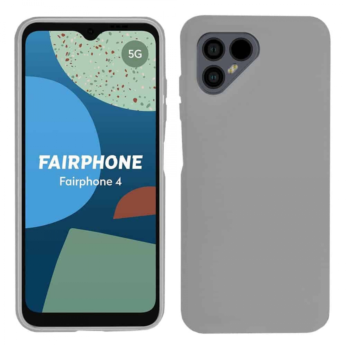 4, Backcover, Silikon, Fairphone, CASEONLINE Frosted