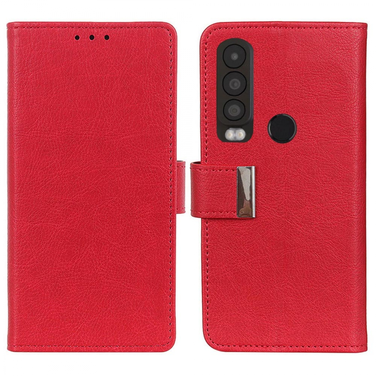 Klappbare, Rot S75, Bookcover, CASEONLINE Cat,