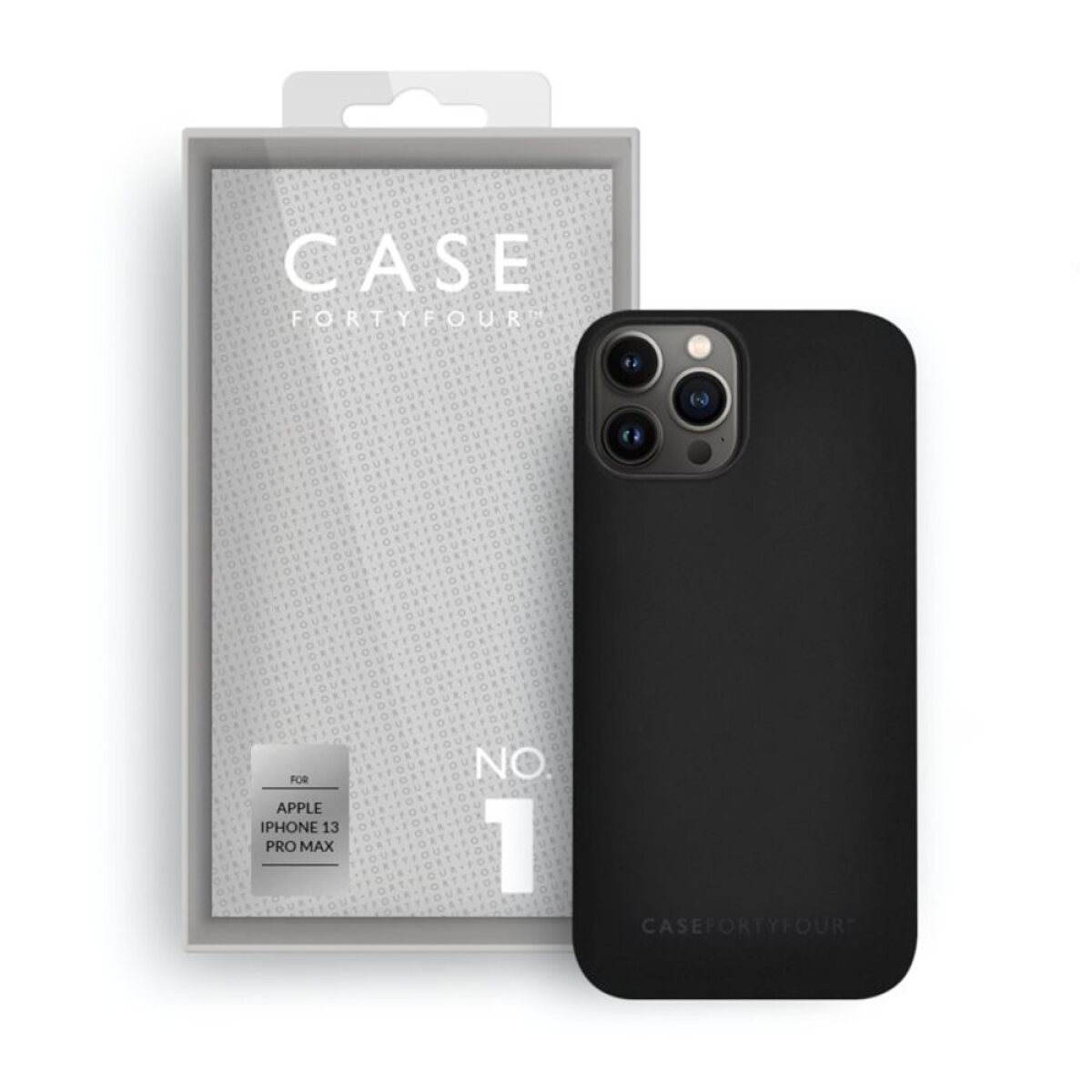 Case 44 No.1 iPhone 13 black, Pro MAX, Apple, Pro Schwarz iPhone Cover, 13 Max Full