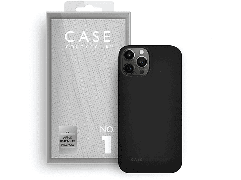 Case 44 No.1 iPhone 13 Pro Max black, Full Cover, Apple, iPhone 13 Pro MAX, Schwarz