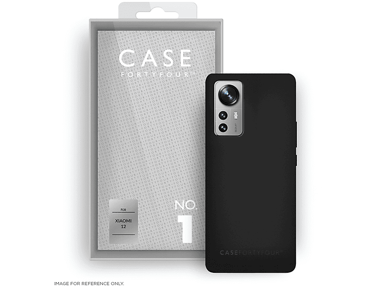 Case 44 No.1 Xiaomi 12 black, Full Cover, XIAOMI, Xiaomi 12, Schwarz