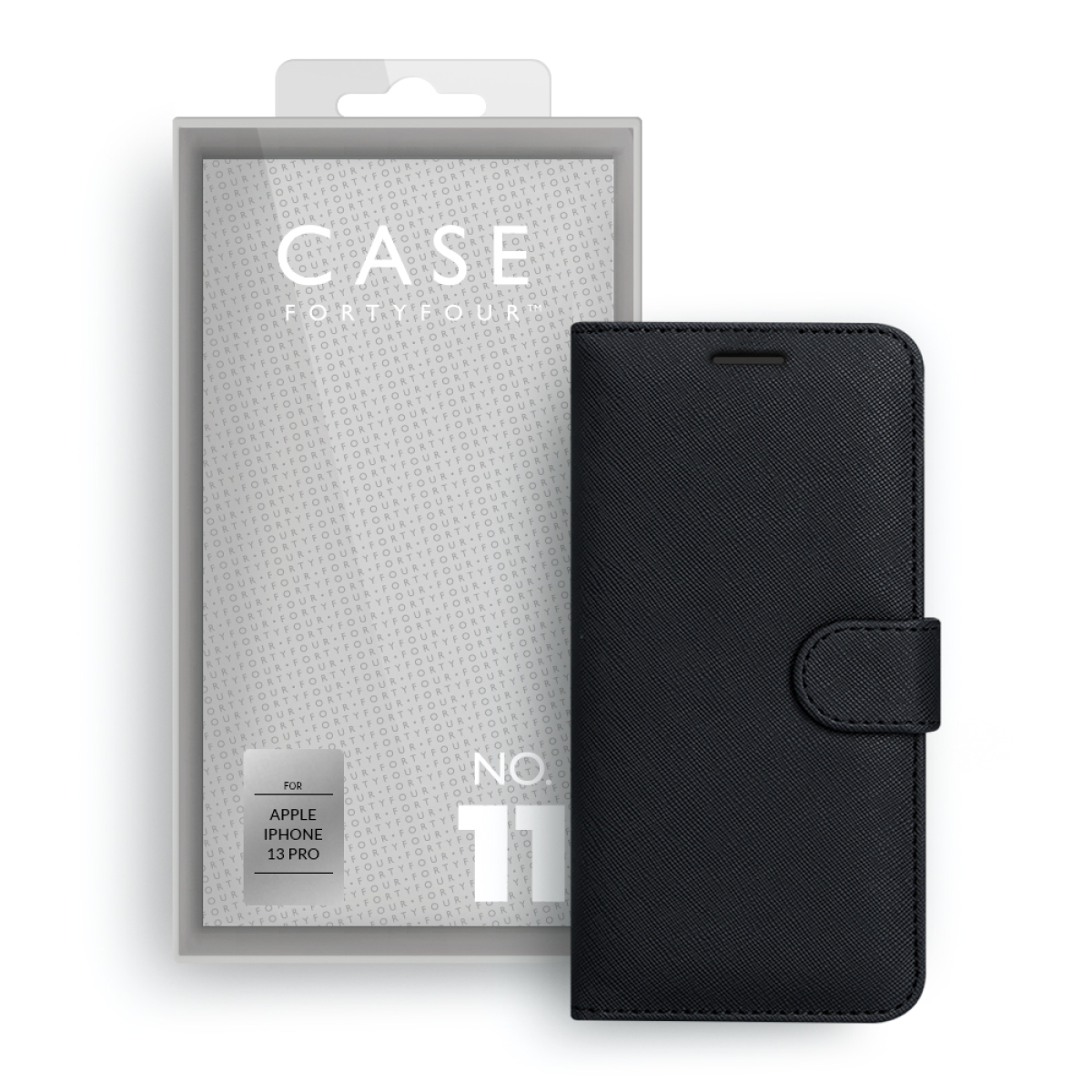 black, Pro Cover, Full Pro, cross 44 Schwarz Case grain 13 iPhone No.11 Apple, iPhone 13