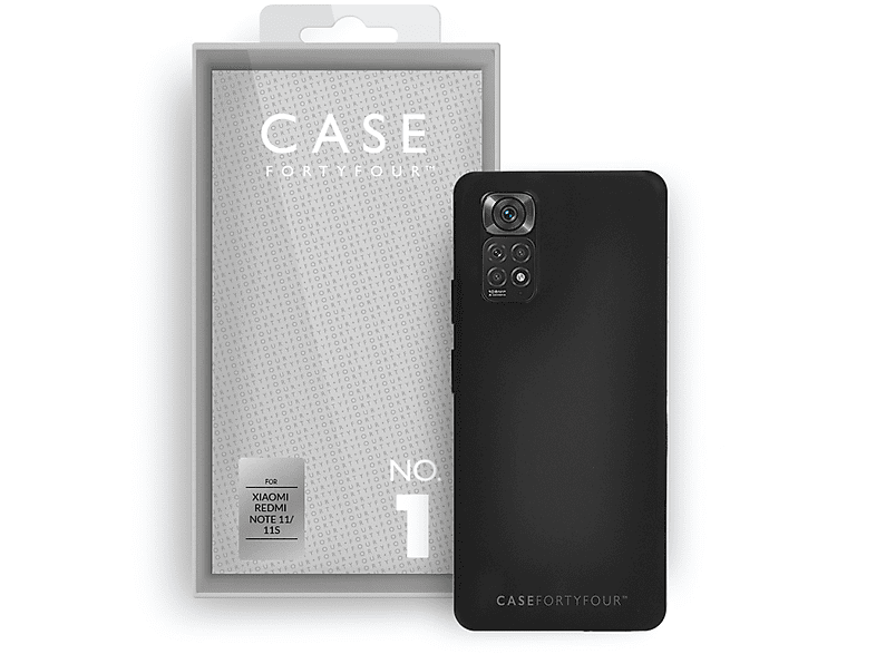 Case 44 No.1 Xiaomi Redmi Note 11/11s black, Full Cover, XIAOMI, Xiaomi Redmi Note 11 | Xiaomi Redmi Note 11s, Schwarz