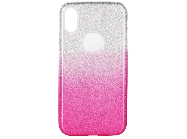 P40 LITE FORCELL P40 Cover, Huawei, SHINING Huawei transparent/rosa, Pink Full Lite,