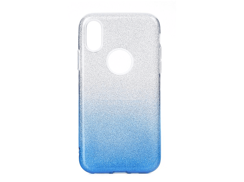FORCELL SHINING Galaxy transparent/blau, Blau Cover, Full A71, Galaxy A71 Samsung