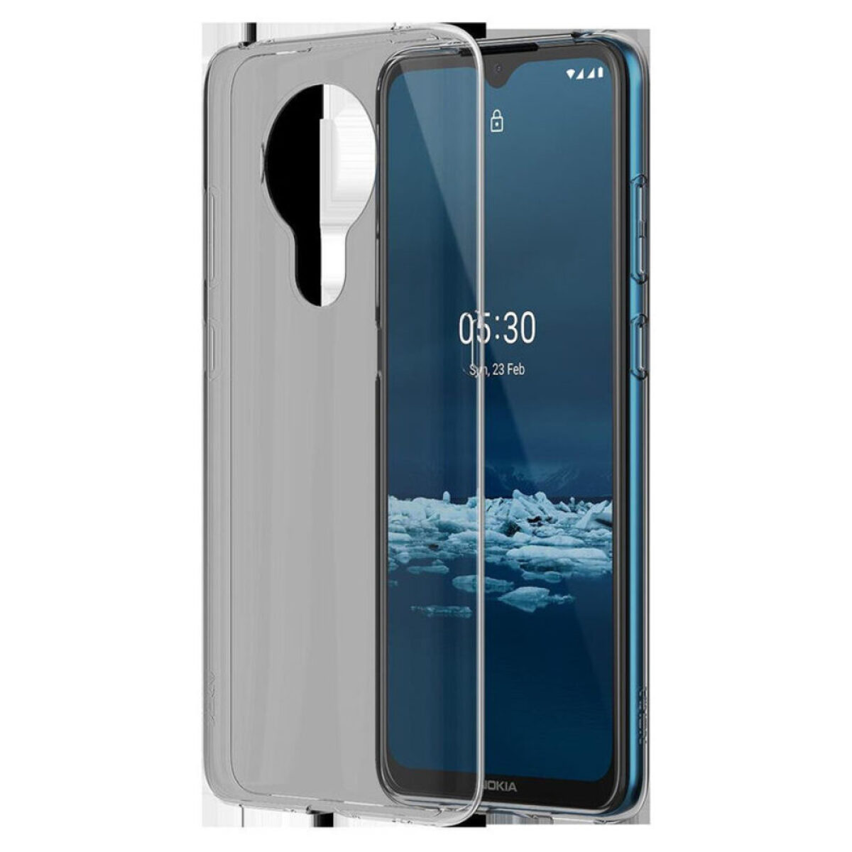 Transparent Nokia 5.3. Case 5.3, Clear CC-153 Bookcover, NOKIA Transparent, Nokia,