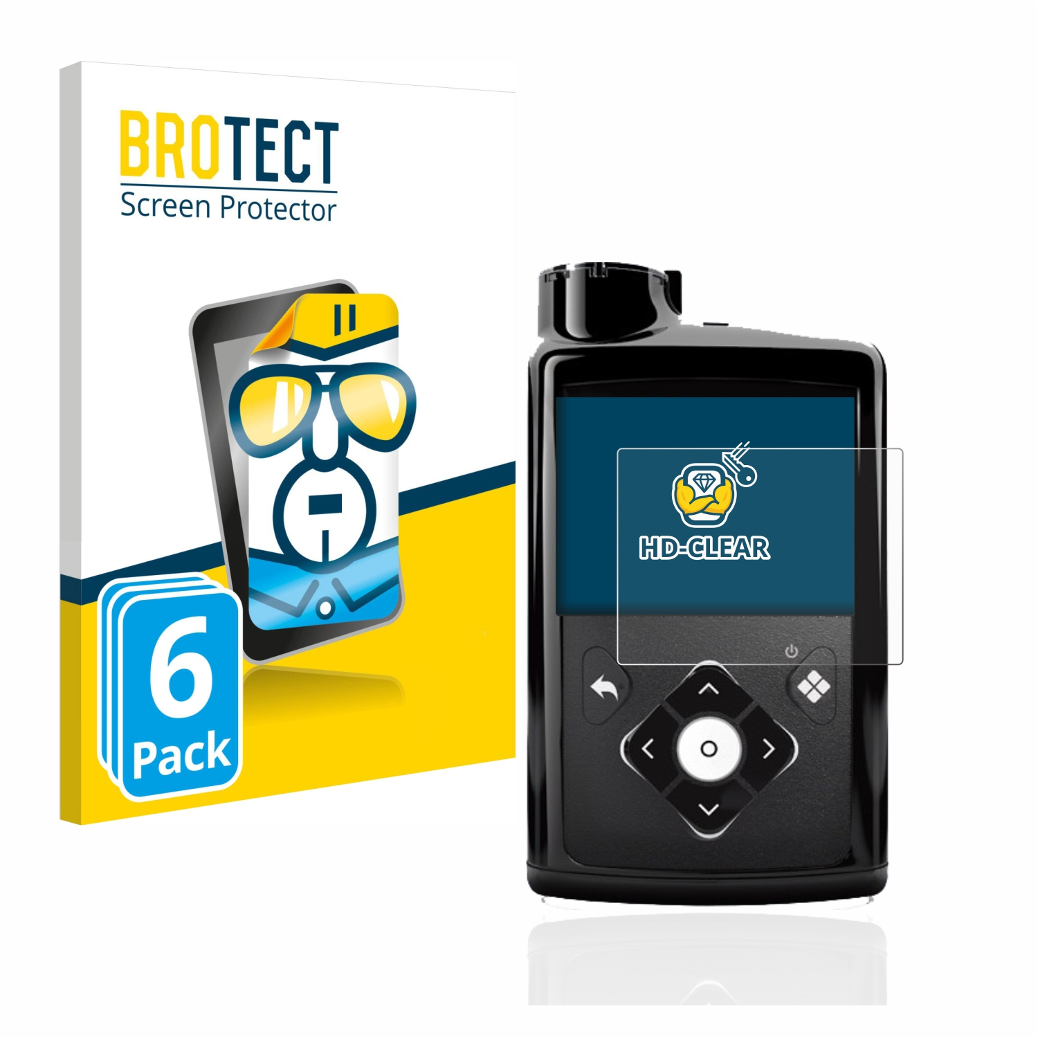 BROTECT 6x klare Schutzfolie(für Medtronic 780G) Minimed