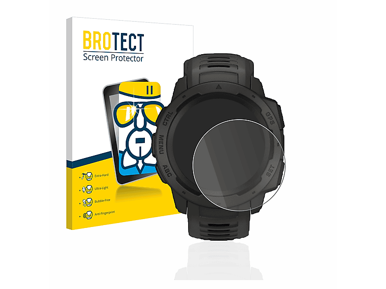 BROTECT Airglass klare Schutzfolie(für Garmin Instinct Solar)