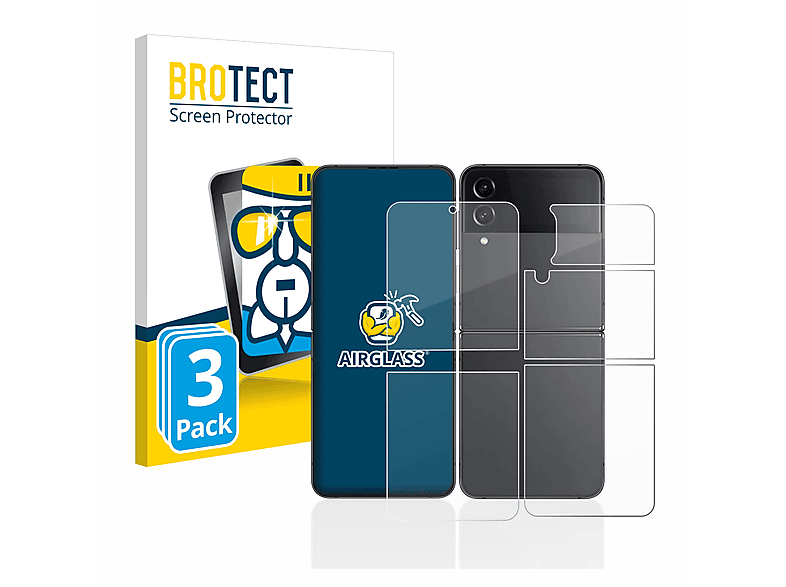 Galaxy Airglass Flip Schutzfolie(für Samsung klare 3x BROTECT Z 4)