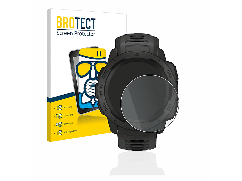 BROTECT Airglass matte Schutzfolie(für Garmin Instinct Solar)