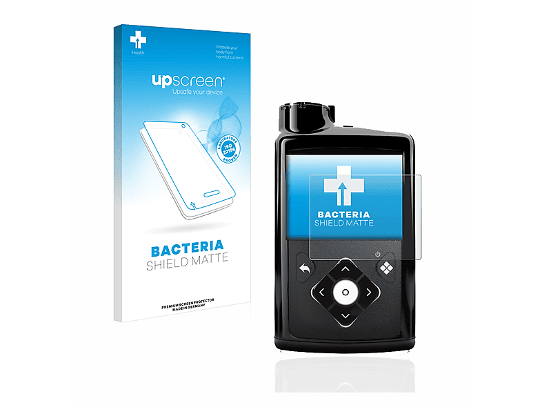 UPSCREEN antibakteriell entspiegelt matte Schutzfolie(für Minimed Medtronic 780G)