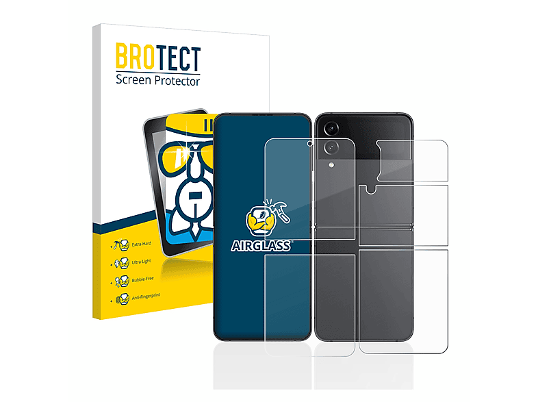 BROTECT Airglass klare Schutzfolie(für Samsung Galaxy Z Flip 4)