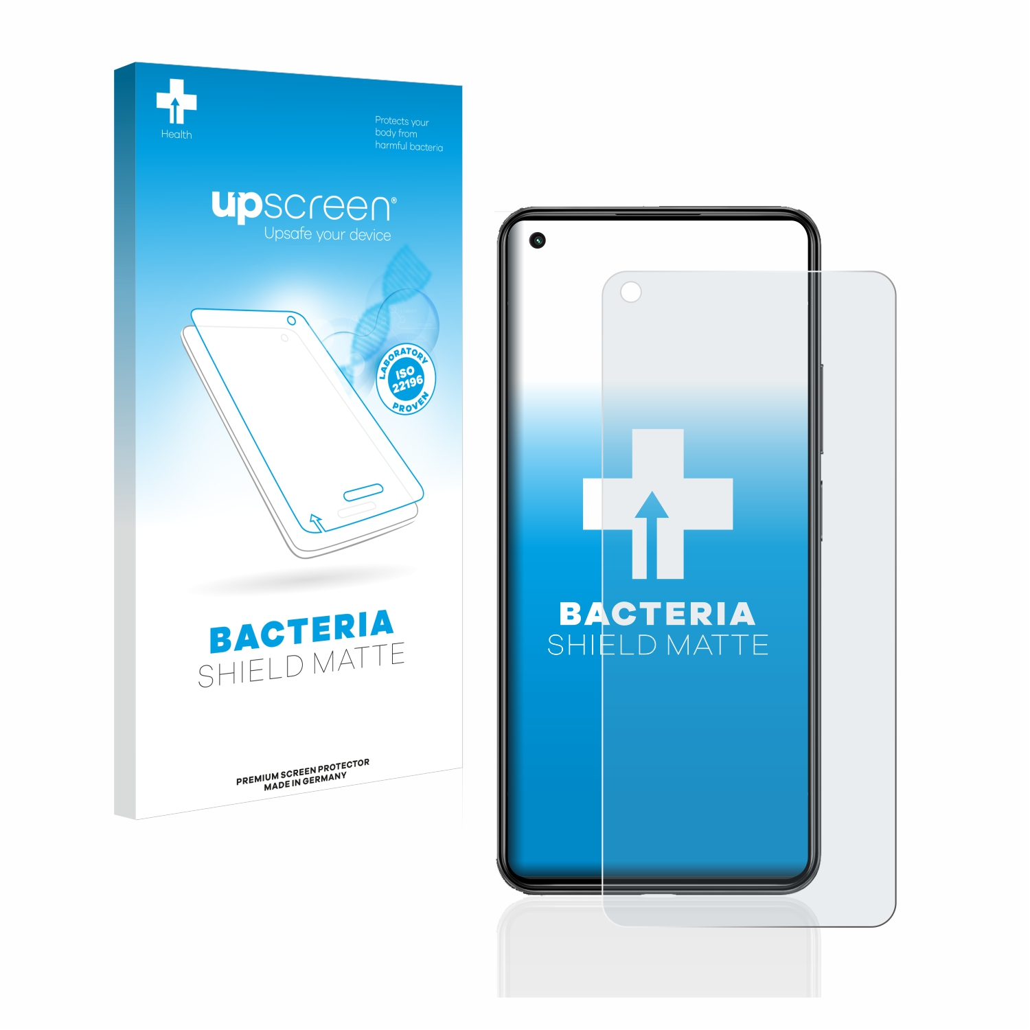 UPSCREEN 5G) Schutzfolie(für Xiaomi matte Lite 11 Mi antibakteriell entspiegelt
