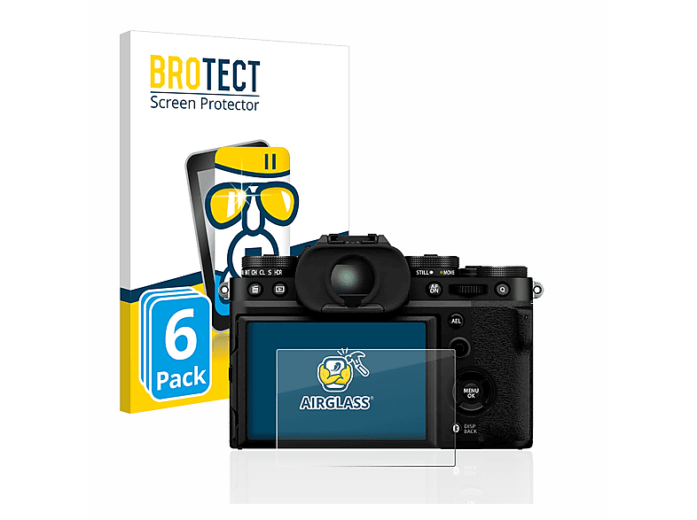 X-T5) BROTECT Schutzfolie(für 6x Airglass klare Fujifilm