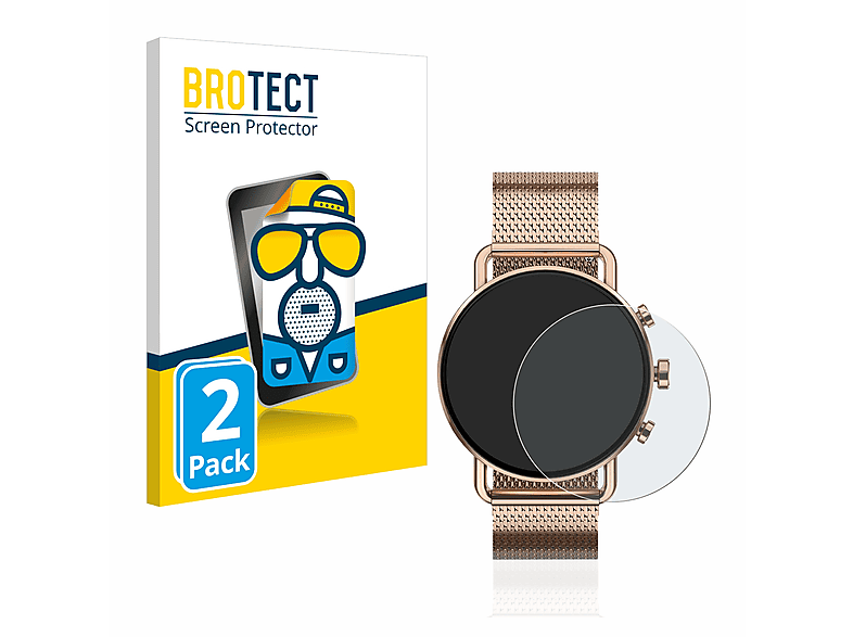 BROTECT 2x matte entspiegelte Schutzfolie (für Skagen Falster Gen 6 (41 mm))