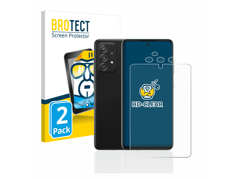 5G) Galaxy Samsung Schutzfolie(für 2x A52s BROTECT klare