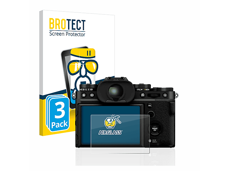 BROTECT 3x X-T5) Airglass Fujifilm Schutzfolie(für klare