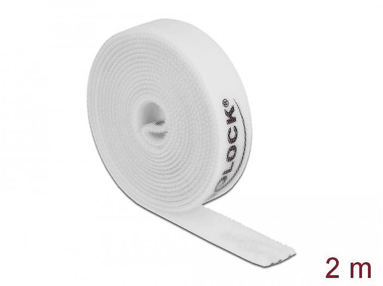 Лента Velcro белого цвета. Спанбодверь 100х220см (крепеж-липучка) белая SDM.