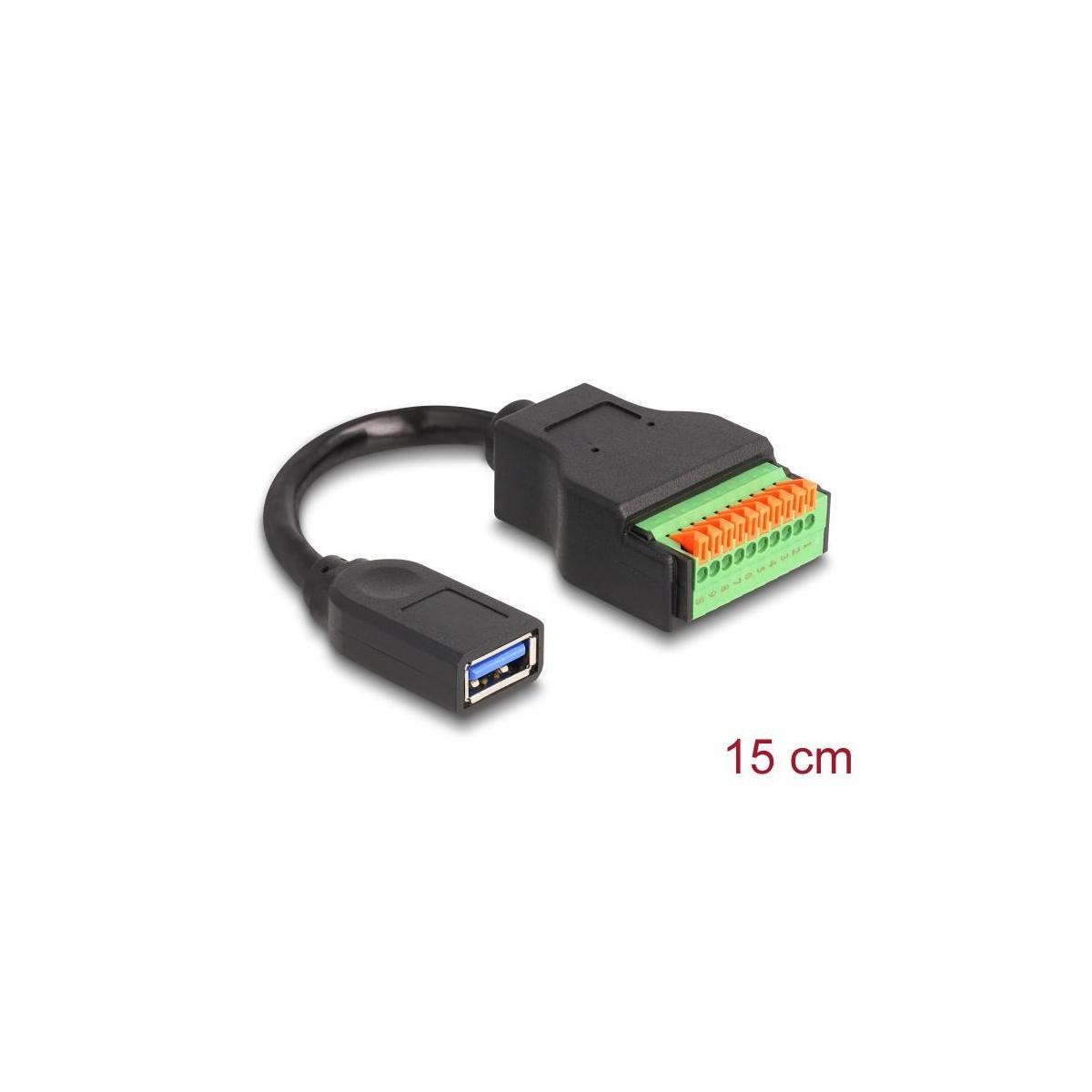 Adapter, 66241 DELOCK Schwarz