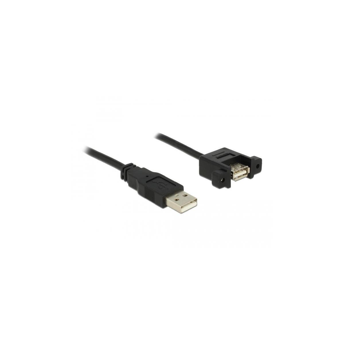 DELOCK 85106 Kabel, USB Schwarz