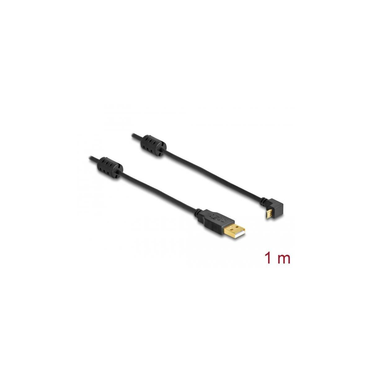 Kabel, Schwarz DELOCK USB 83148