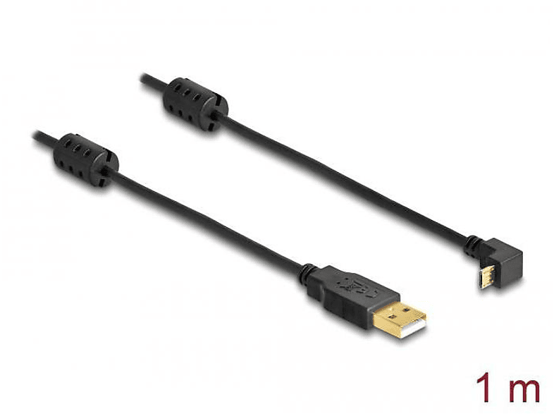 Kabel, Schwarz DELOCK USB 83148