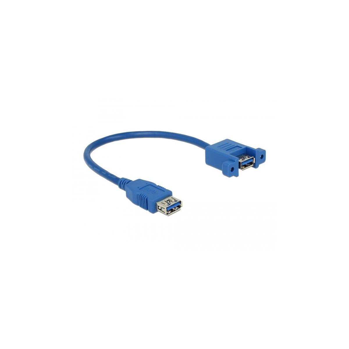 DELOCK 85111 USB Kabel, Blau