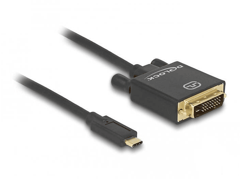 Adapter mehrfarbig Kabel USB USB, 1m. & DeLOCK USB-C/DVI USB adapter graphics USB DELOCK 24+1