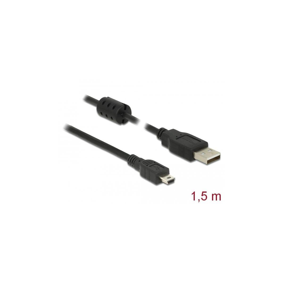 USB DELOCK Kabel, Schwarz 84913