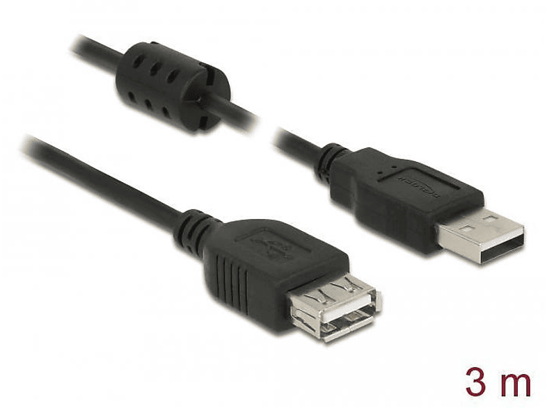 DELOCK 84886 USB Kabel, Schwarz | USB Kabel