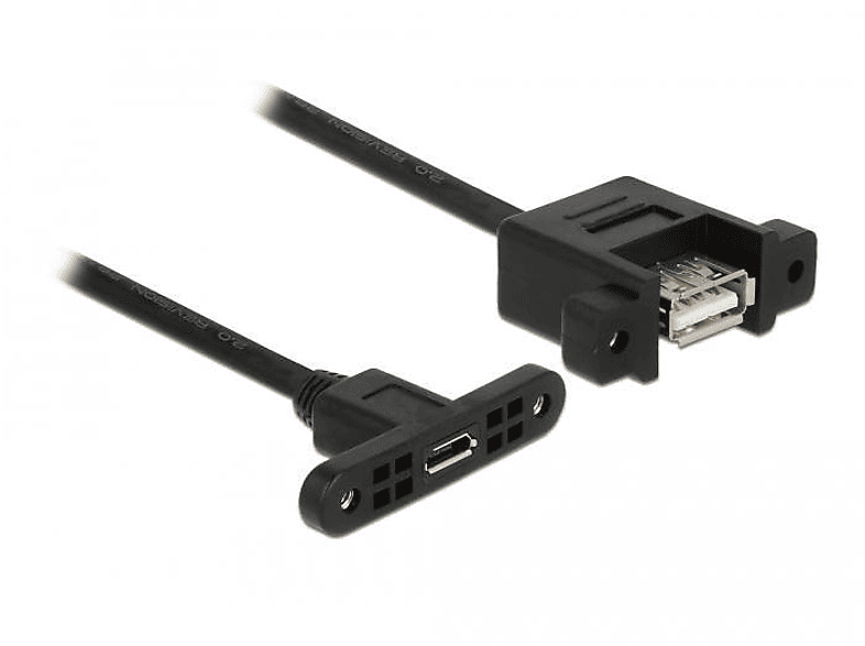 DELOCK 85110 USB Kabel, Schwarz