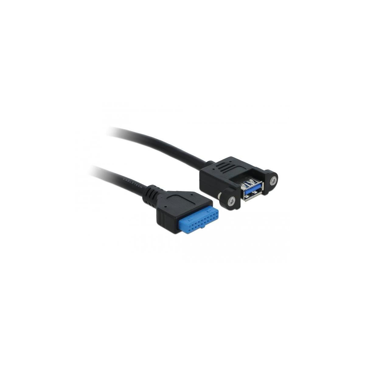 DELOCK 83118 Kabel, Schwarz USB