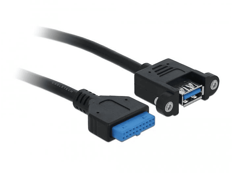 DELOCK 83118 USB Kabel, Schwarz