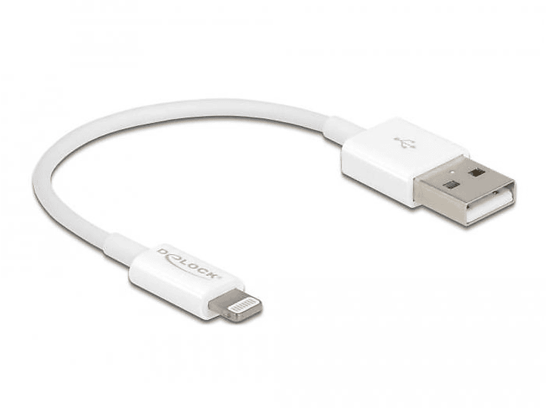 83001 USB DELOCK Weiß Kabel,