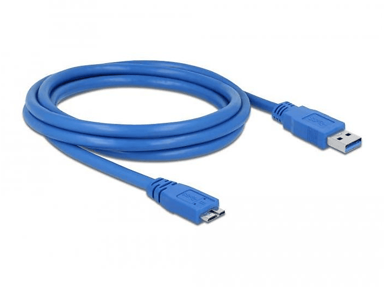82532 USB DELOCK Kabel, Blau