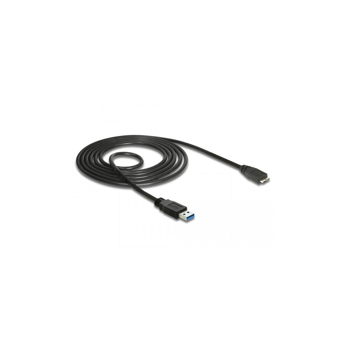 USB DELOCK Kabel, Schwarz 85073
