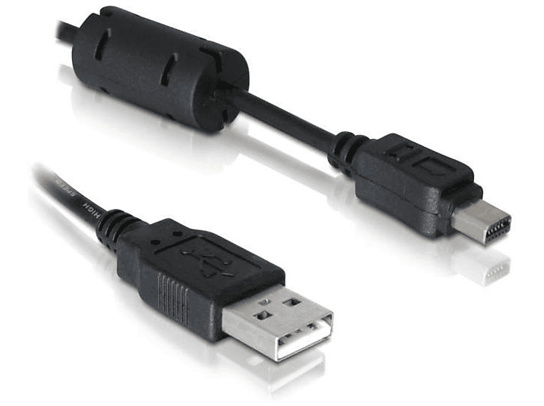 DELOCK 82417 USB Kabel, Schwarz