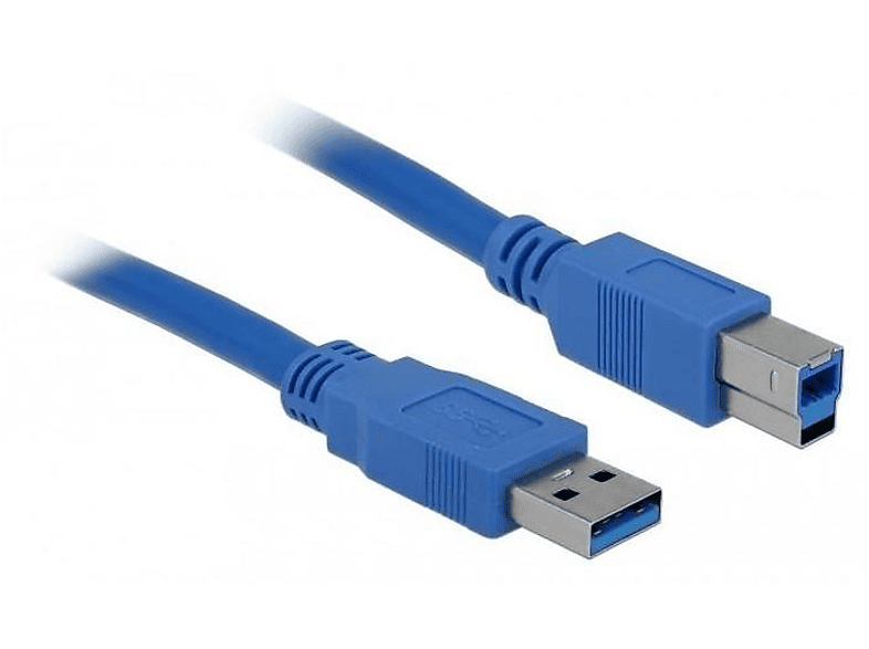 DELOCK DELOCK Kabel USB 3.0 A-B St/St 5.0m Peripheriegeräte & Zubehör & - & USB Kabel, mehrfarbig