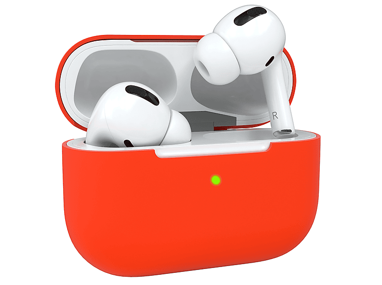 EAZY CASE AirPods Pro Silikon Case Schutzhülle Sleeve passend für: Apple Rot