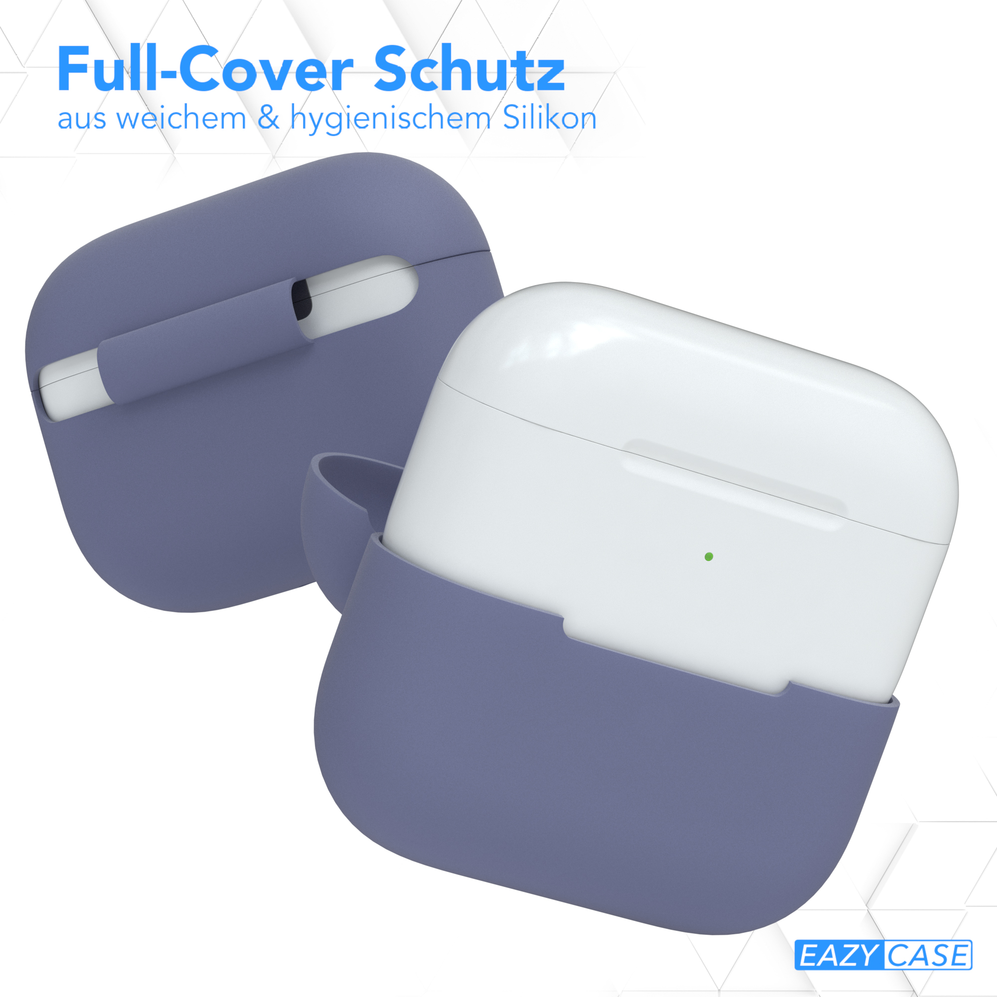 EAZY CASE AirPods Pro Blau Dunkelblau / Sleeve Schutzhülle Case für: Apple passend Silikon