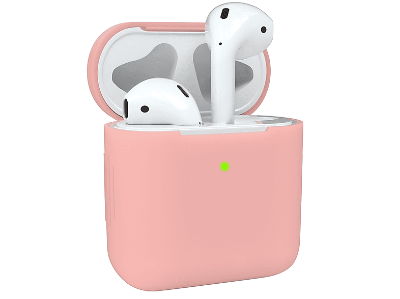 EAZY CASE AirPods Silikon Case für: Schutzhülle Apple Sleeve Rosa passend