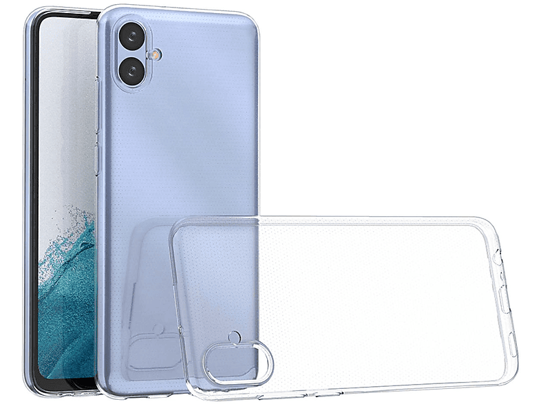 WIGENTO TPU Backcover, dünn, Samsung, Cover Transparent Galaxy A04e, Schutz Silikon