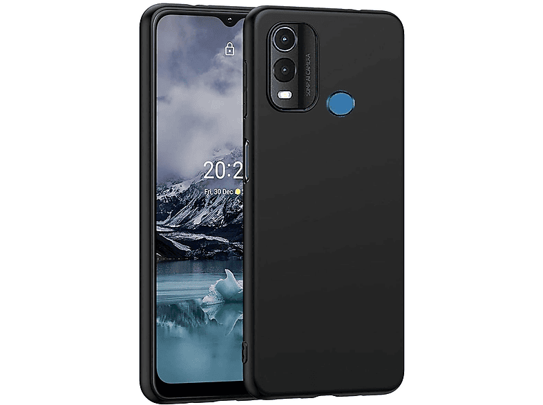 WIGENTO Design TPU Silikon Schutz Cover dünn, Backcover, Nokia, G11 Plus, Schwarz