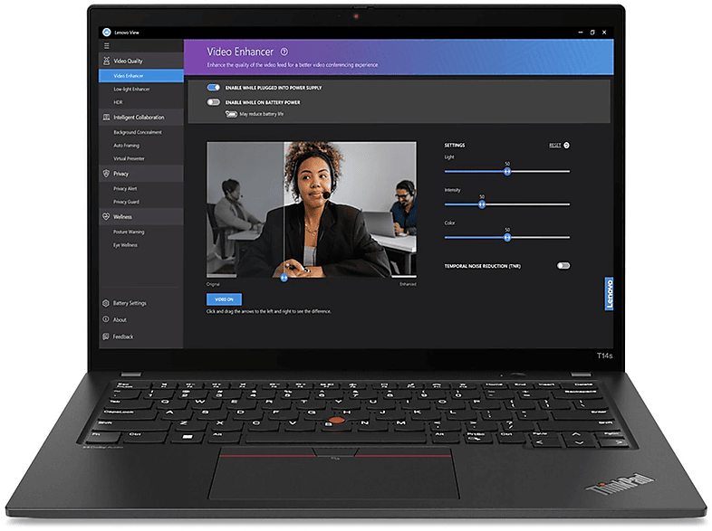 LENOVO ThinkPad T14s G4 WUXGA Intel® RAM, Graphics, 16 W11P, Prozessor, 512 16/512GB Iris SSD, Display, Notebook 14 Xe Core™ i5 Intel GB Schwarz GB i5-1335U 14.0\