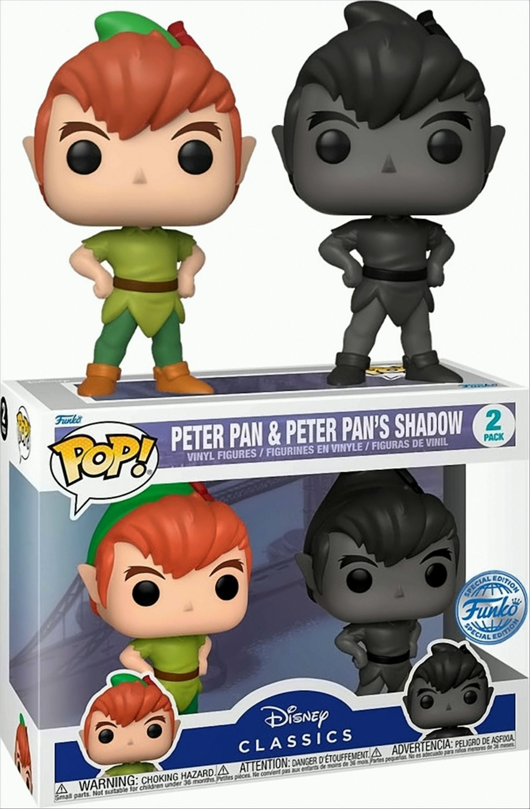 POP - Disney Peter Pan´s & 2-Pack Shadow Pan Peter