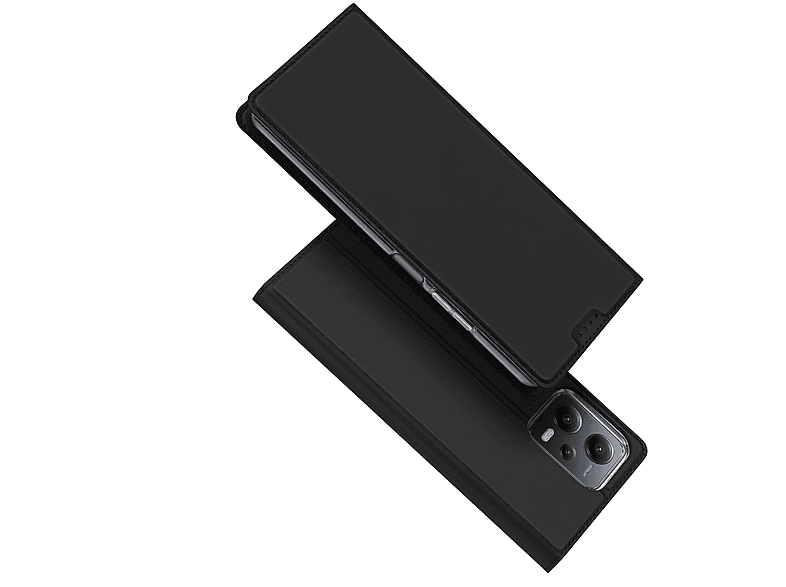 Redmi schwarz DUCIS 12 Pro Note Plus, DUX Skin Bookcover, Pro Hülle, Xiaomi,