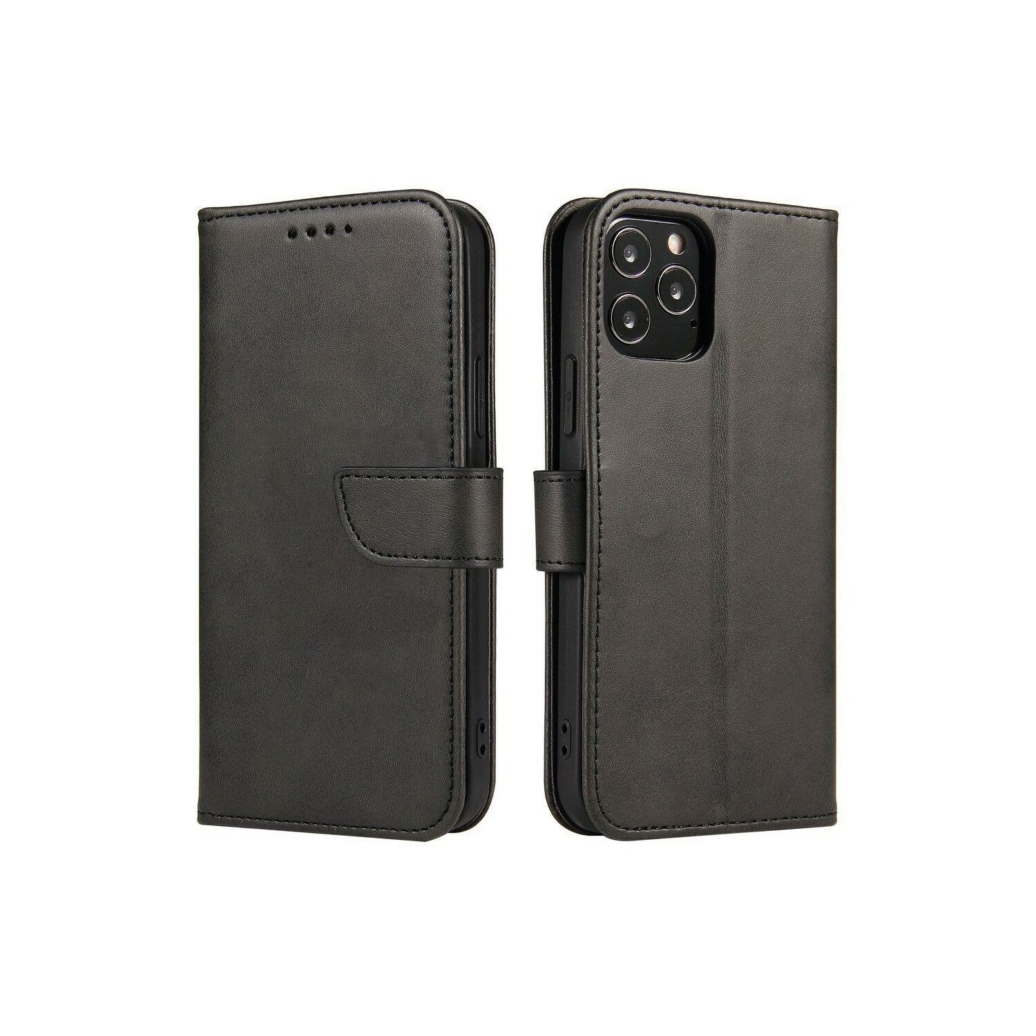 COFI Premium Pro Note Plus, 12 Schwarz Magnet Case Redmi Bookcover, Buch Tasche, Xiaomi